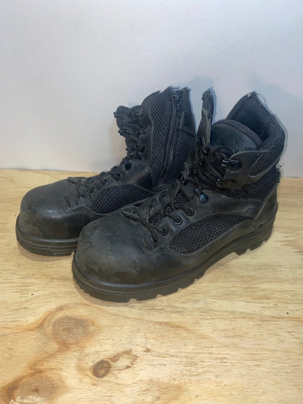Terra Canadian Navy Hot Weather Safety Boots Black Size 230/86 US Size 5.5